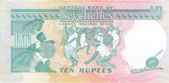 10 Rupees p.32 Seychellen